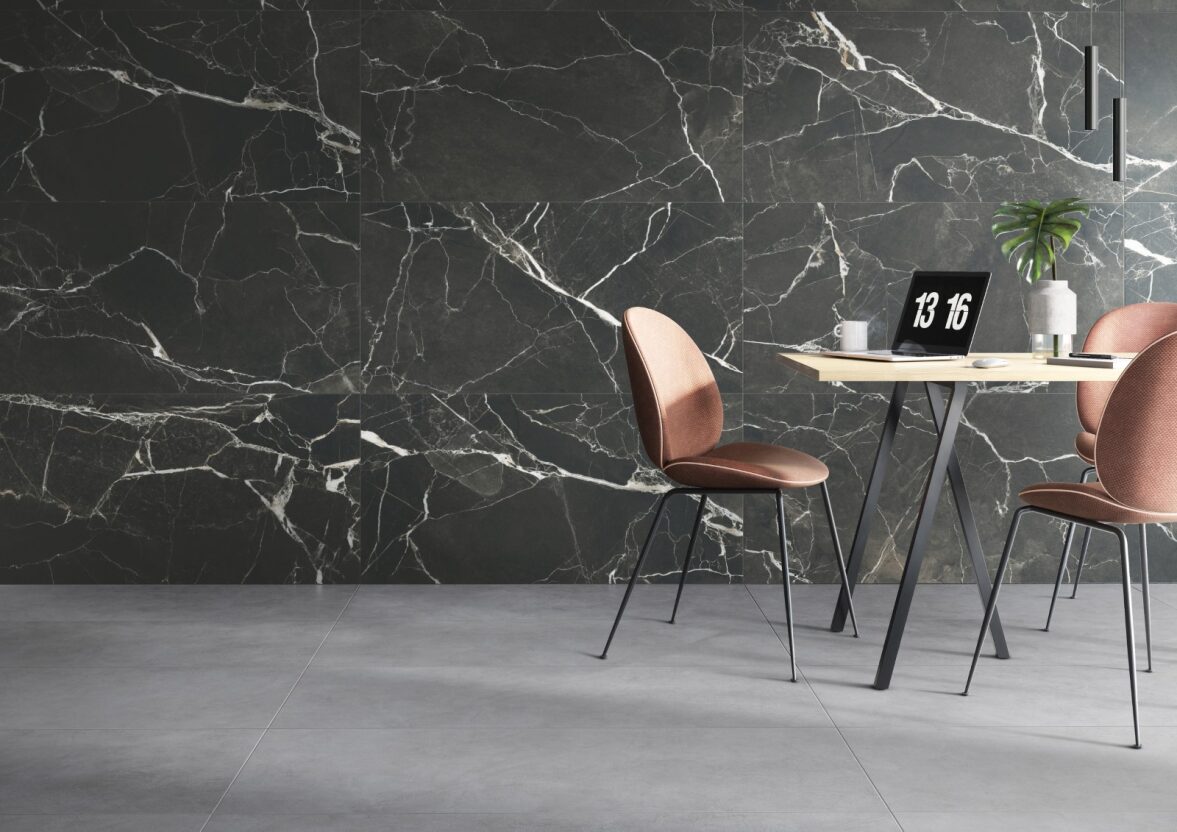 Керамогранит Vitra SilkMarble Порто Неро R9 K947790R 60x60