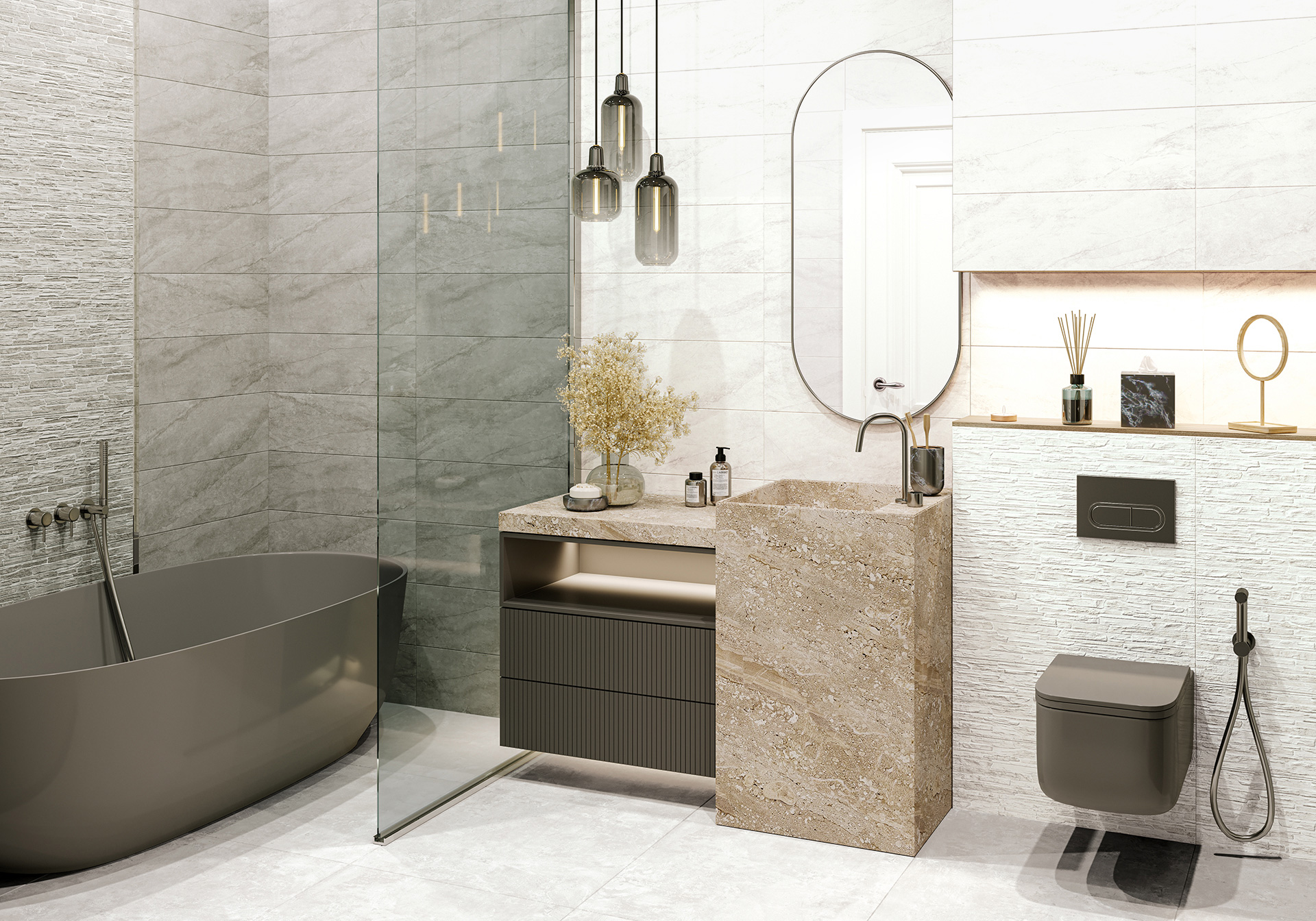 Керамическая плитка Alma Ceramica Роко TWA11ROK004 бежевый 20x60