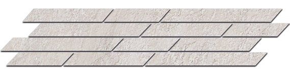 Бордюр Kerama Marazzi SG144\003 Гренель серый светлый мозаичный 9,8x46,5