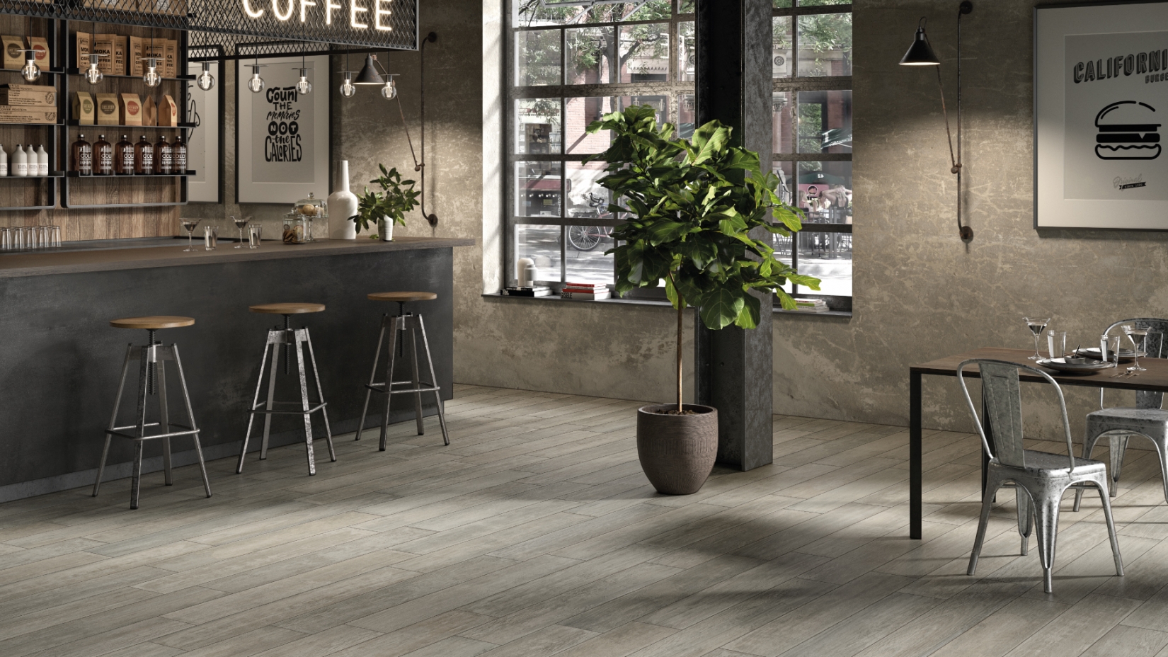 Керамогранит Italon Groove Milk 9,5x60