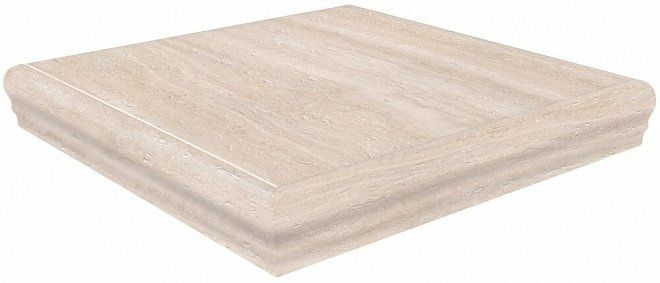 Ступень Kerama Marazzi SG157200R\GR\AND Пантеон беж правая угловая 34x34