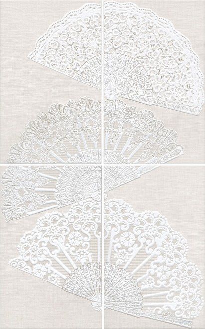 Декор Kerama Marazzi HGD\A204\4x\6322 Панно Мерлетто Кружево 50x80