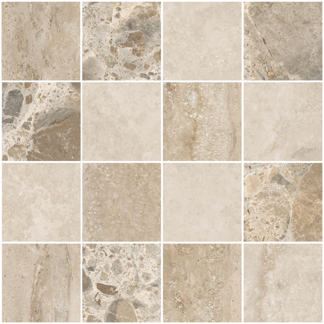 Плитка мозаика Vitra CityStone Микс 30x30 см матовая из керамогранита