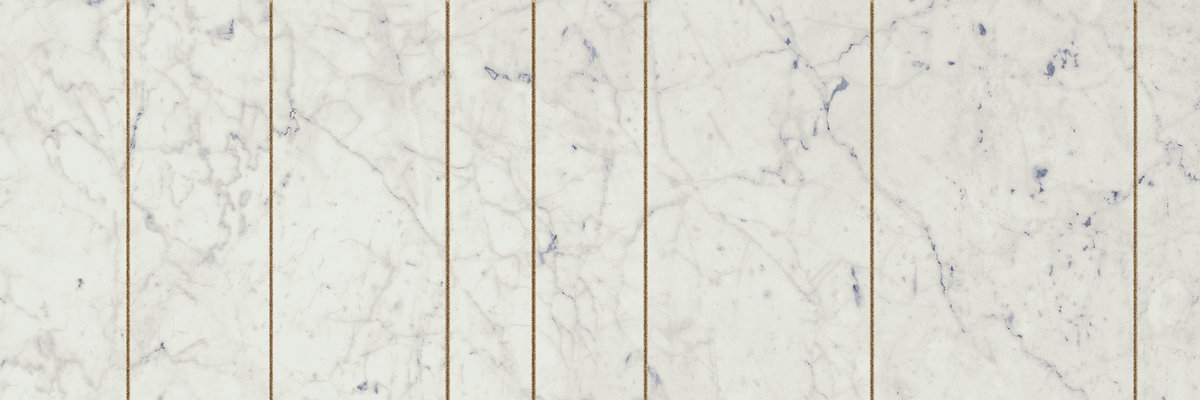 Декор Italon Charme Extra Carrara Golden Line 25x75