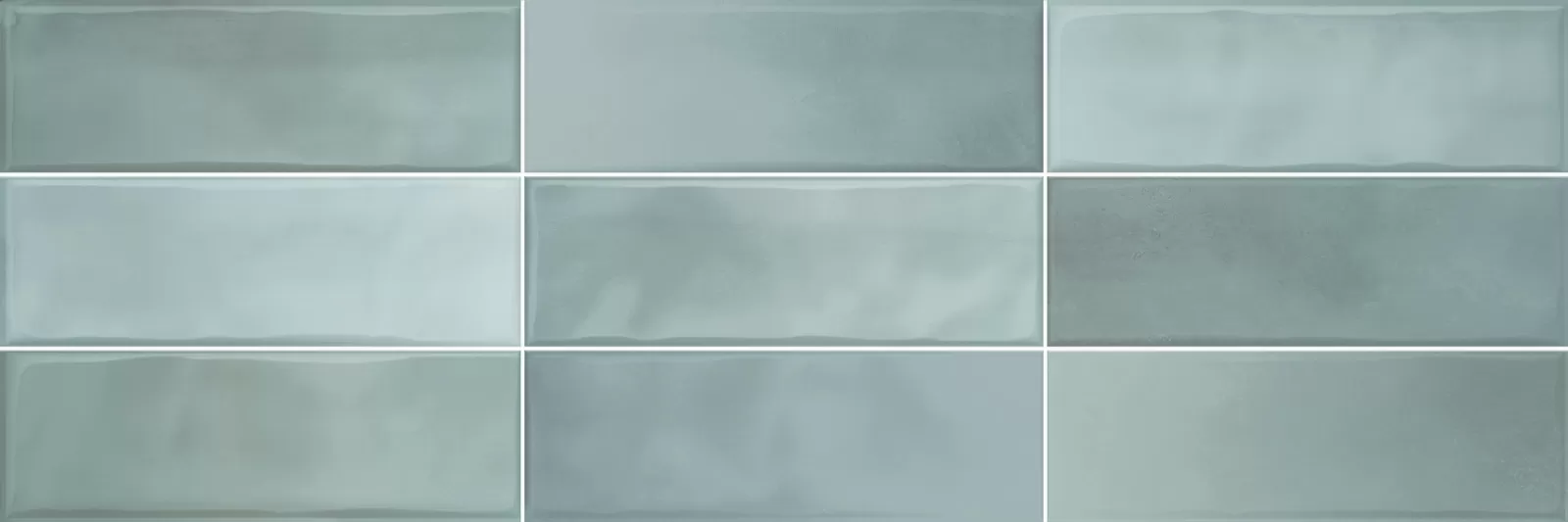 Керамическая плитка Alma Ceramica Стайл TWU11STL101 зеленый 20x60