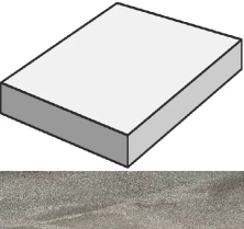 Ступень угловая Klif Grey Scalino Ang AN44 37.5x37.5