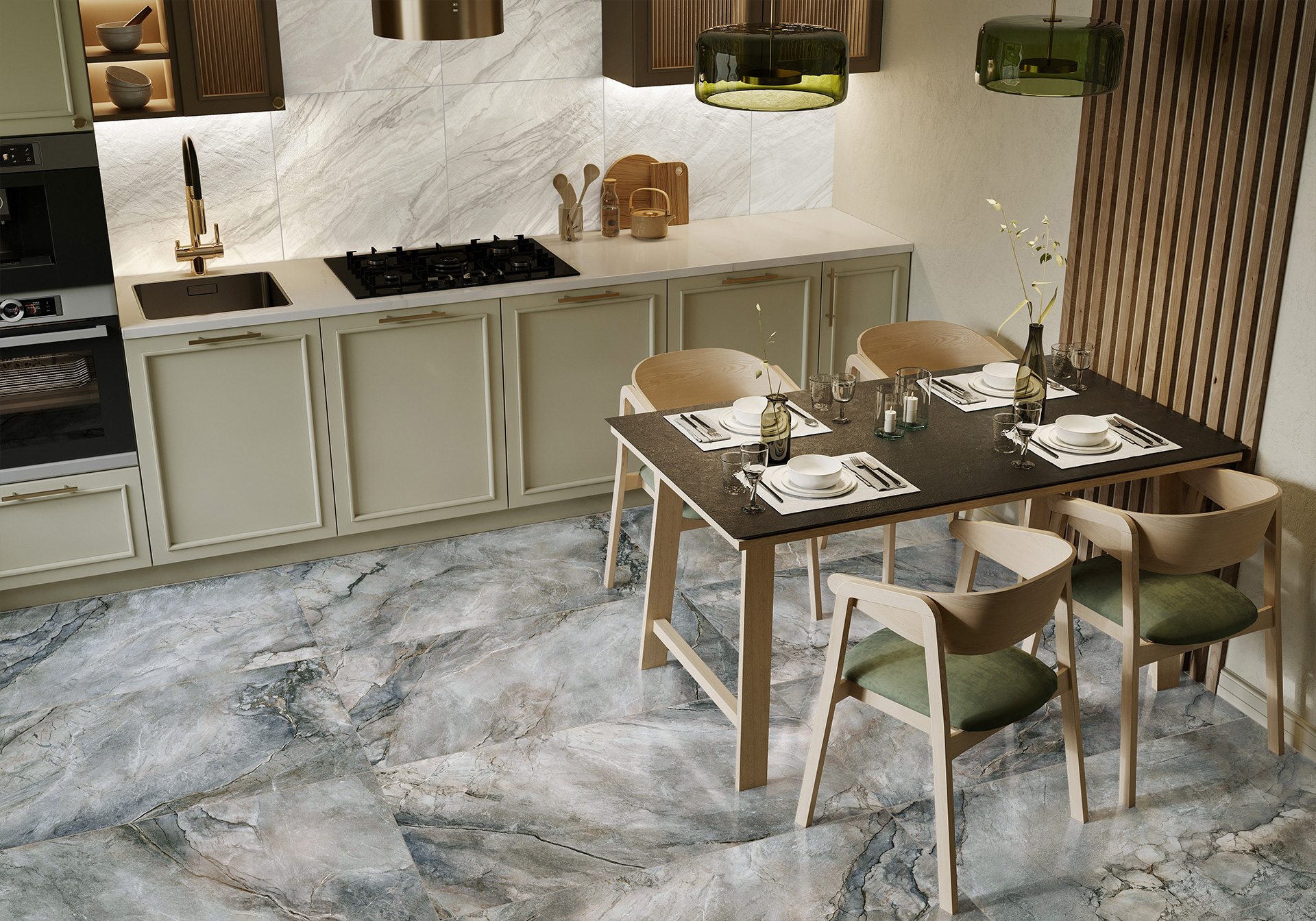 Керамогранит Alma Ceramica Вулкано GFA57VLC04L бежевый 57x57