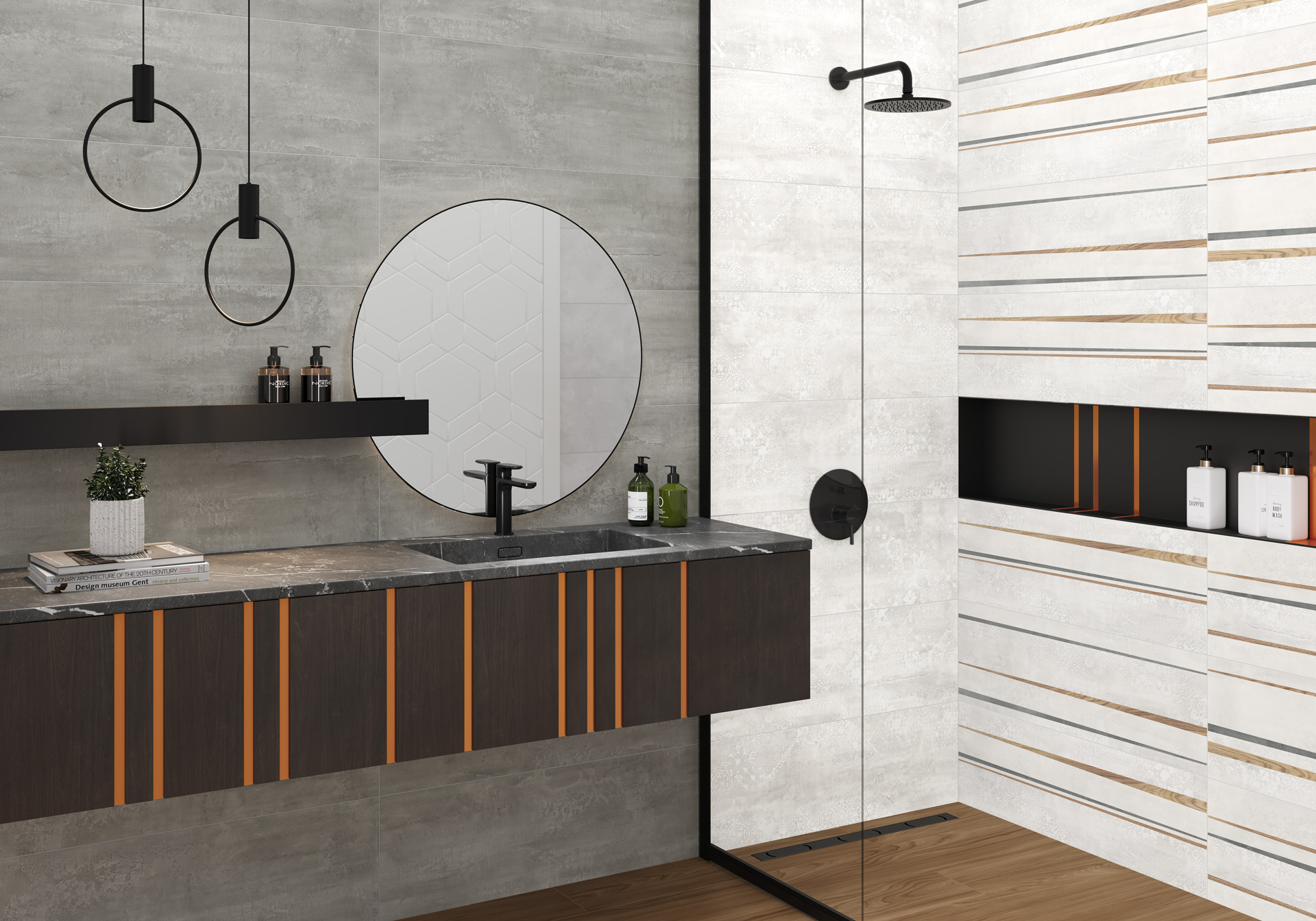 Керамическая плитка Alma Ceramica Дакар TWU3090DKR07R белый 30x90