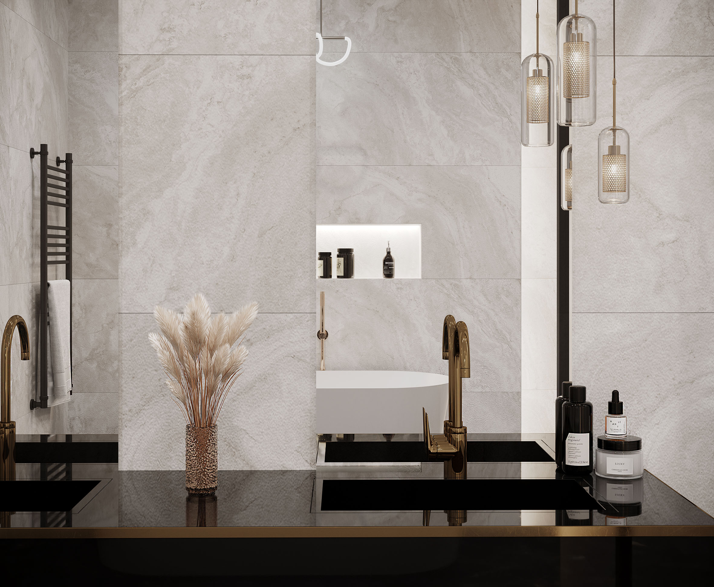 Керамогранит Laparet Titan White 60x120 матовый