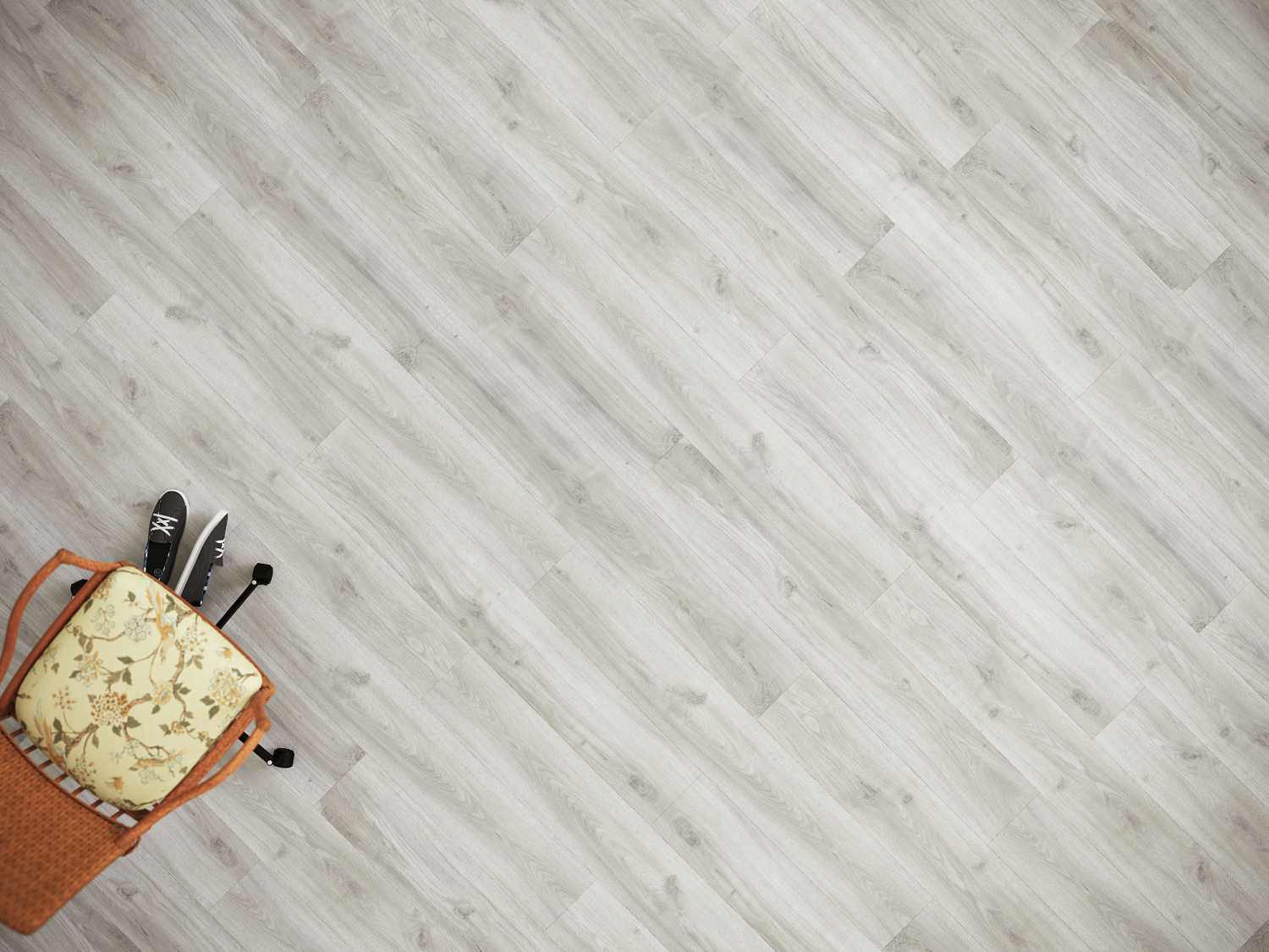 Кварцвиниловая плитка Fine Floor Wood FF-1408 Дуб Квебек клеевой кварц винил напольный