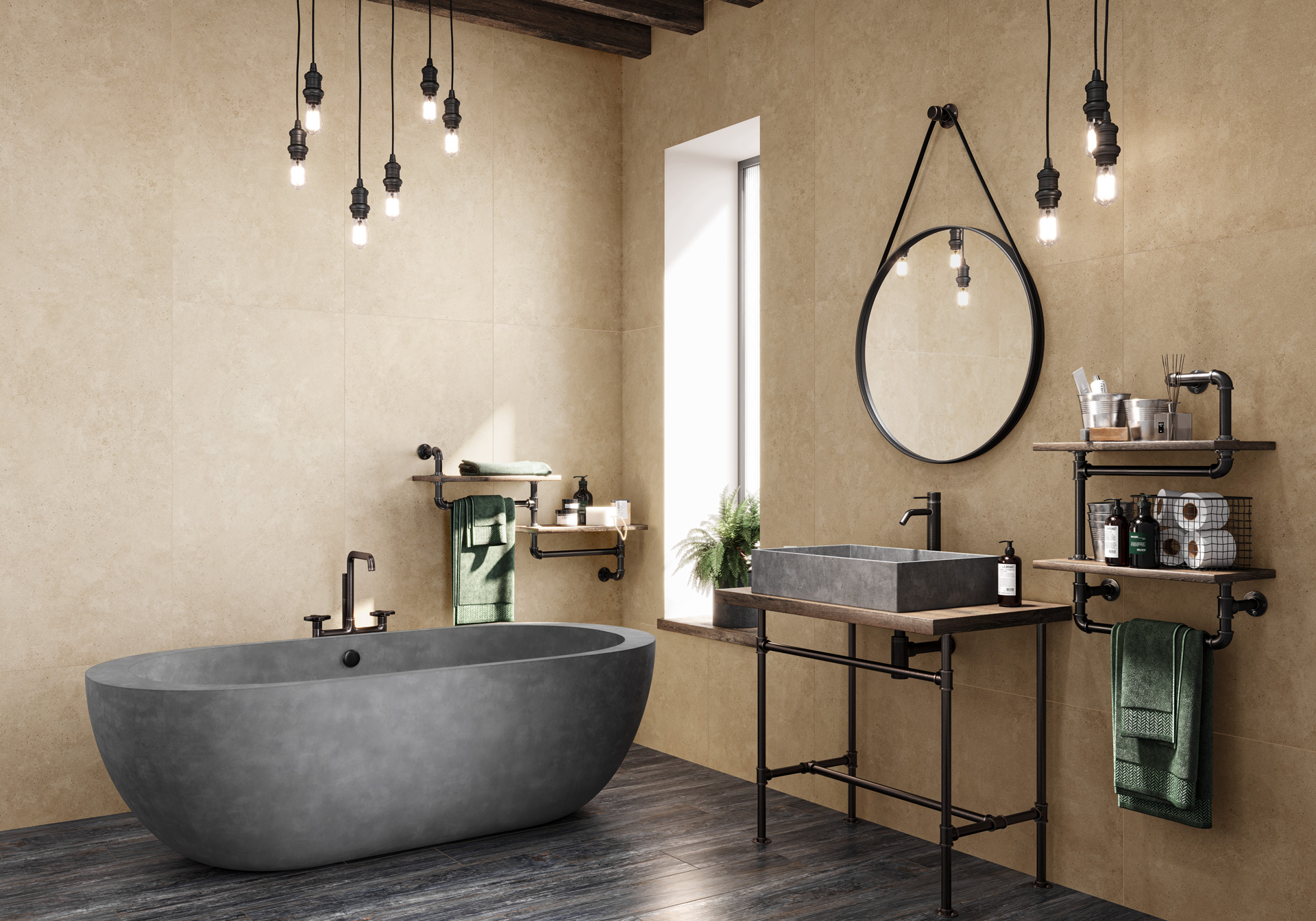 Керамогранит Alma Ceramica Шарп GFU6060SHP40R бежевый 60x60