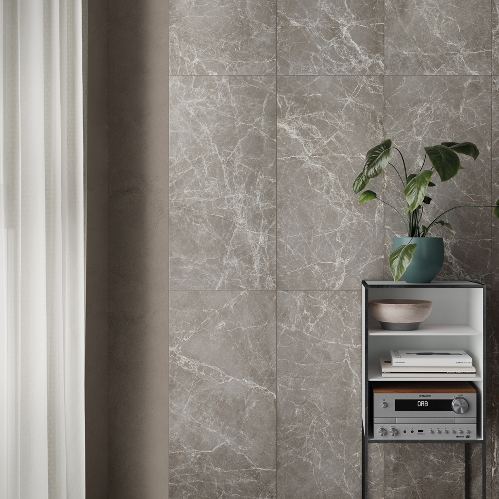 Керамогранит ColiseumGres Trevi White 45x90