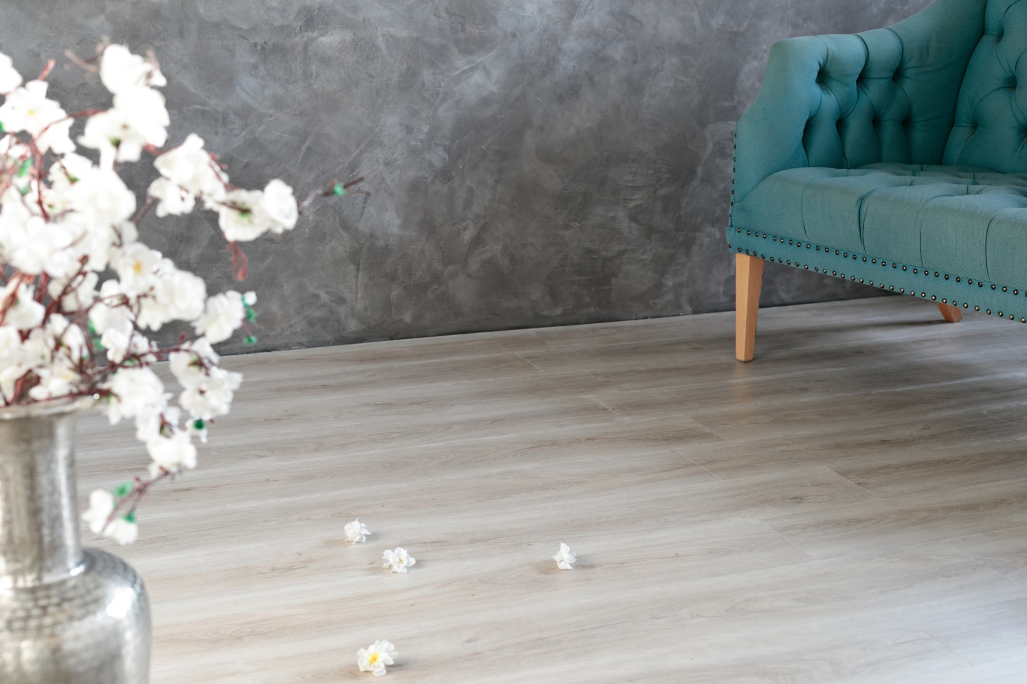 Кварцвиниловая плитка Aqua Floor Quartz AF3513QV 1220x180 Дуб Темный замковый кварц винил напольный