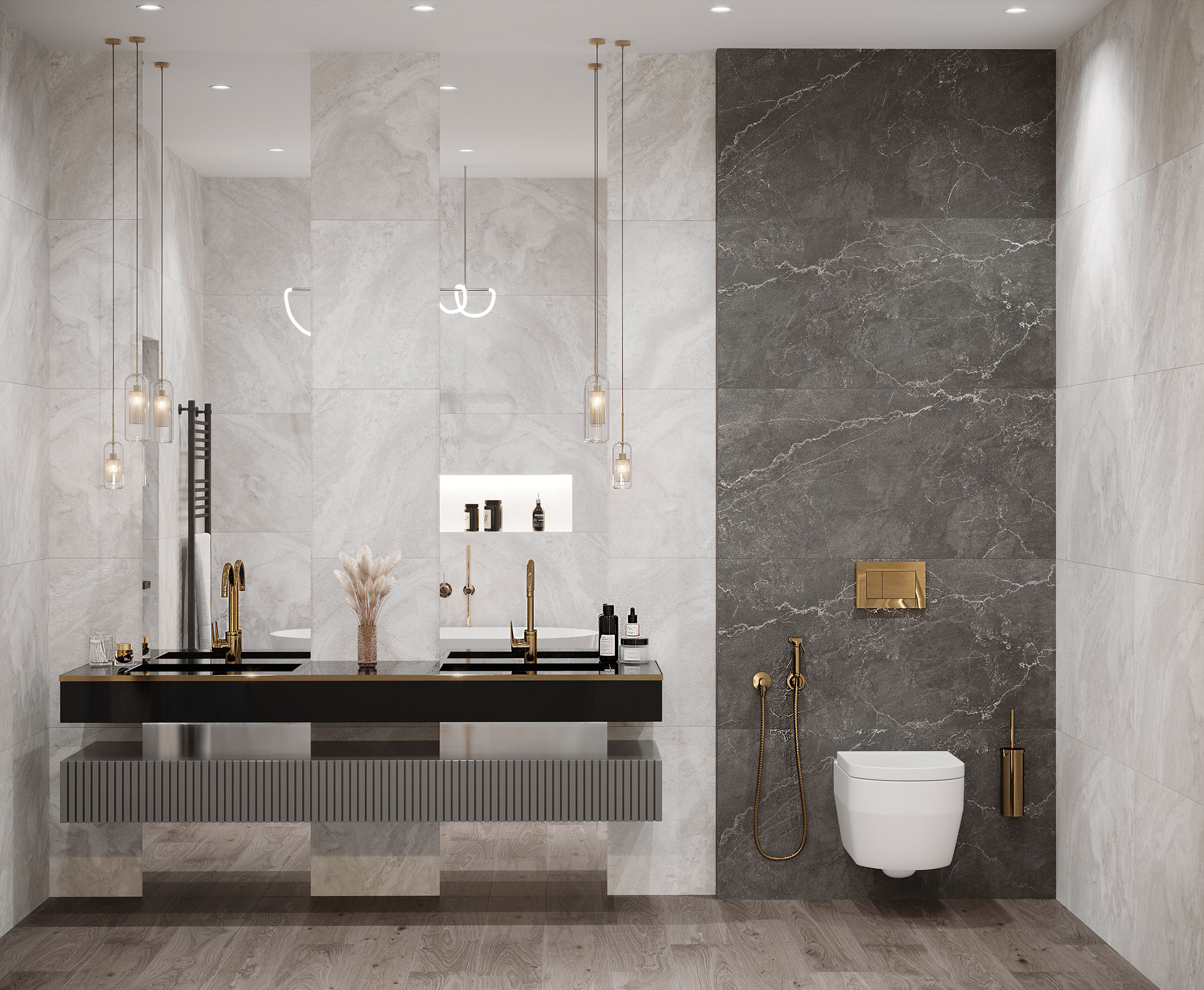 Керамогранит Laparet Titan White 60x120 матовый