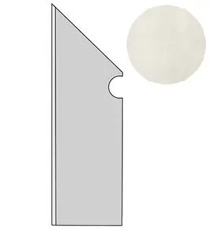 Ступень левая Dwell Off-White Battiscopa Sag. Sx A1LE 7.2x30