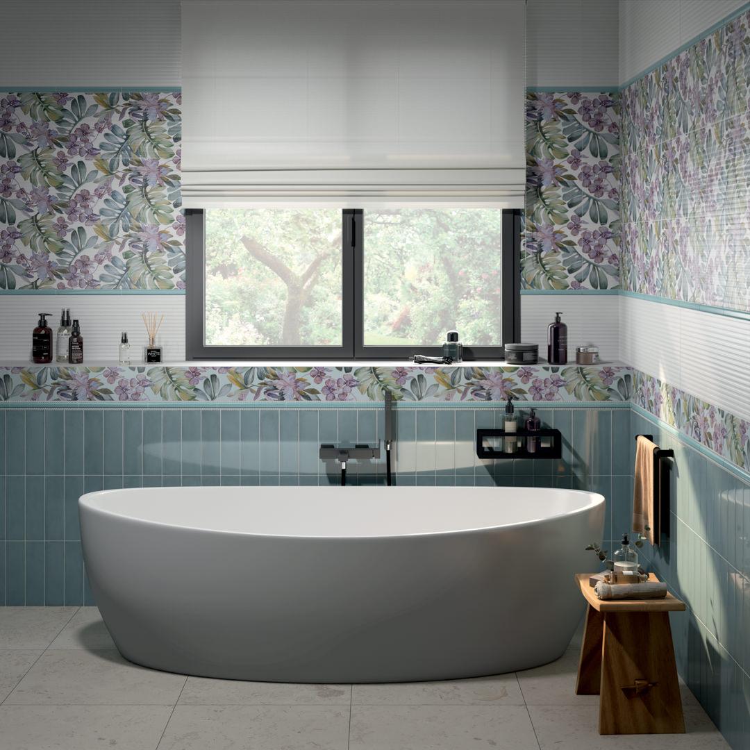 Бордюр Kerama Marazzi Бела-Виста обрезной 14.5x89.5 VB\A69\13031R