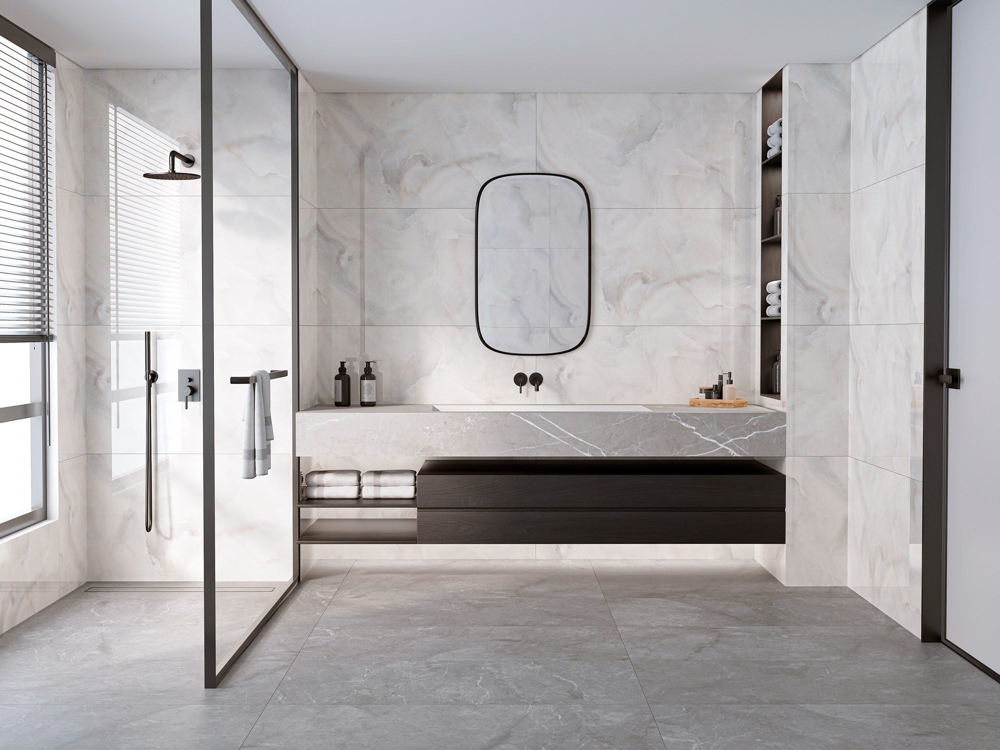 Керамогранит Старо Слим Saint-Laurent 5mm Matt 60x120 черный