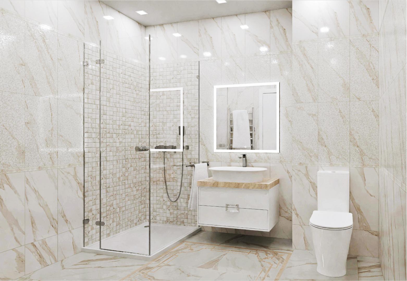 Керамическая плитка Kerama Marazzi 11195R Карелли беж светлый обрезной 30x60