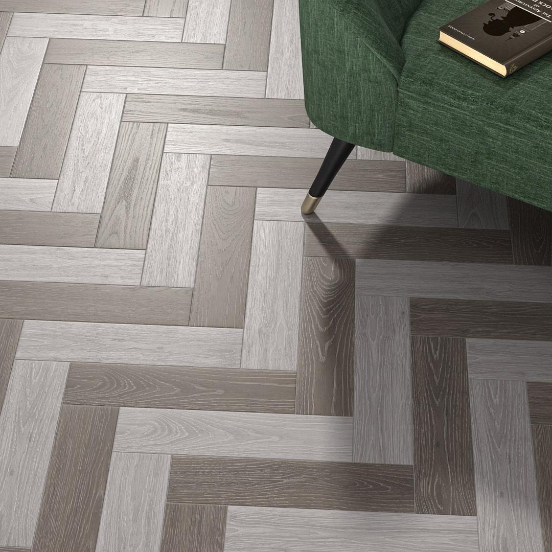 Керамогранит Kerama Marazzi SG402300N Листоне серый 9,9x40,2