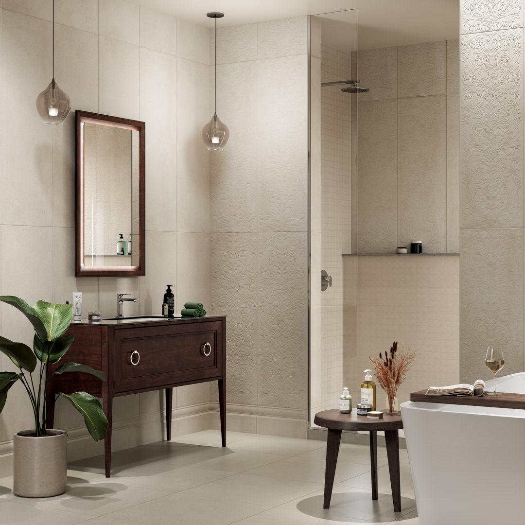 Мозаика Kerama Marazzi Монсеррат мозаичный серый светлый матовый 20x40 MM14043