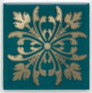 Вставка Kerama Marazzi HGD\F252\5246 Клемансо зелёный темный 4,9x4,9
