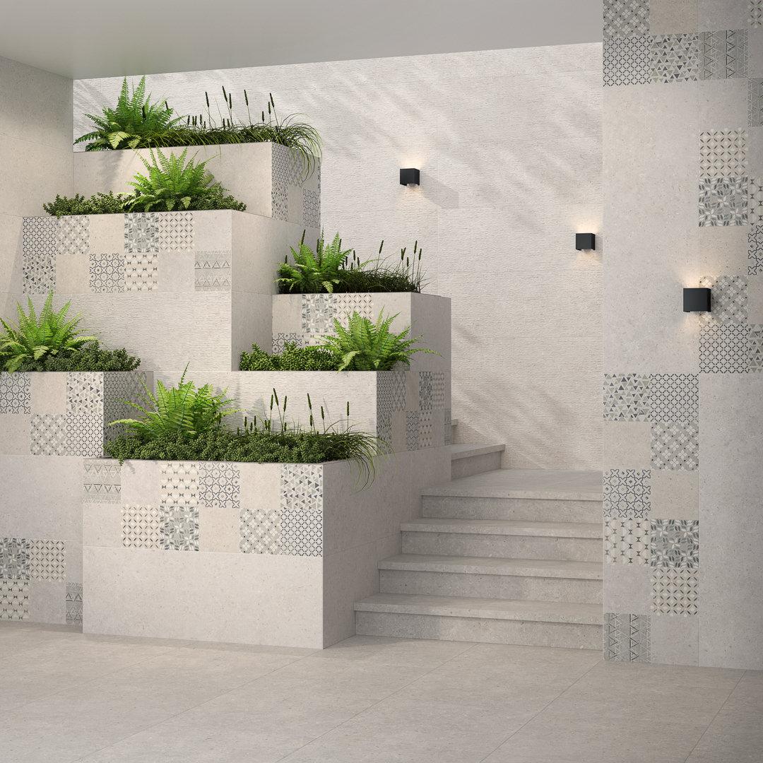 Плинтус Kerama Marazzi FME015R Риккарди серый светлый матовый обрезной 20x40