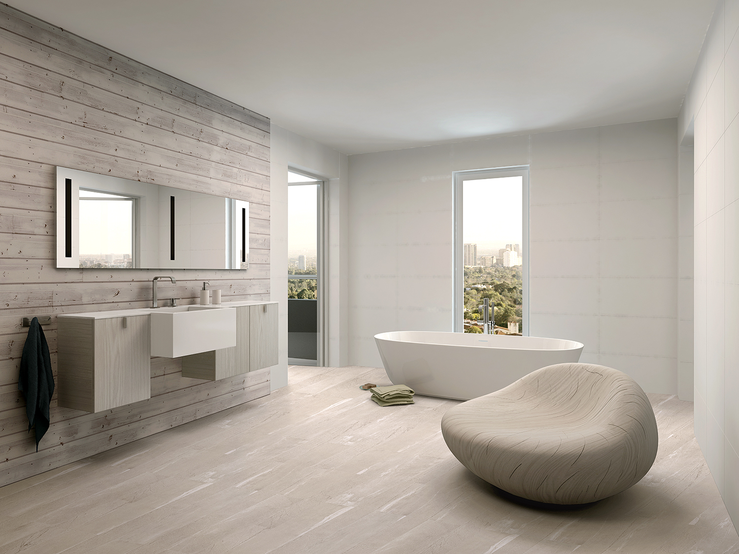 Керамогранит Альта Светло-серый 60x120 SR