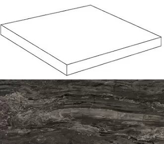 Ступень угловая правая Marvel Absolute Brown Scal. Ang. Lapp. Dx AFC6 33x33