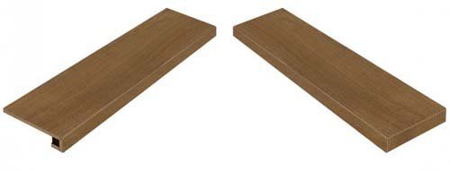 Ступень угловая правая Italon Element Wood Mogano 33x120