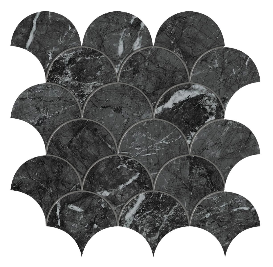 Мозаика Atlas Concorde Marvel Dream Grigio Intenso Fan 29x29.2 9MFG