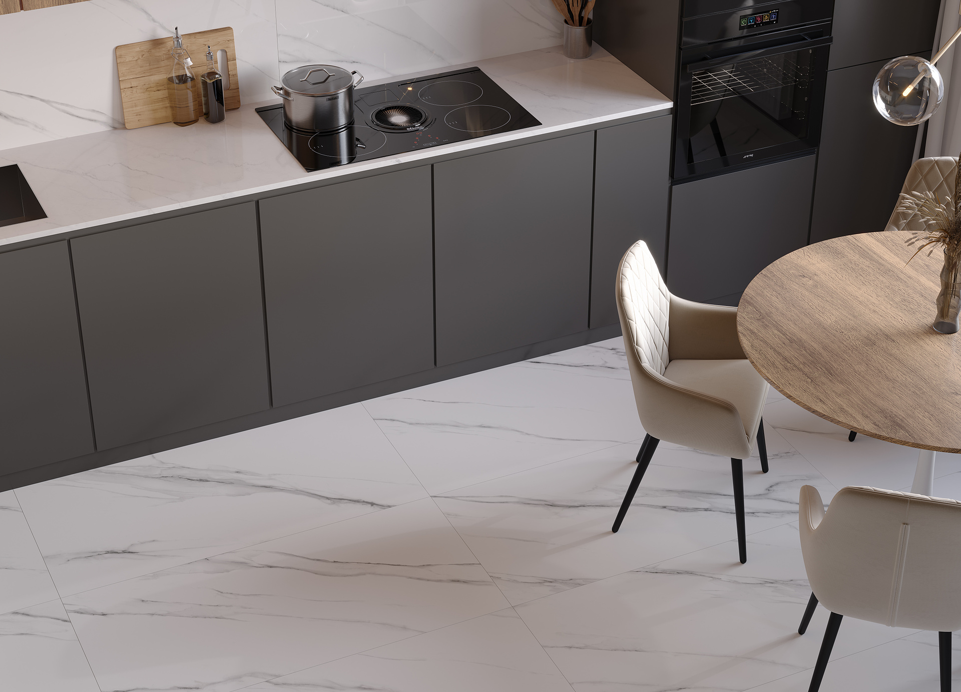 Керамогранит Керранова Butik White K-2020/LR/600x600x10 белый