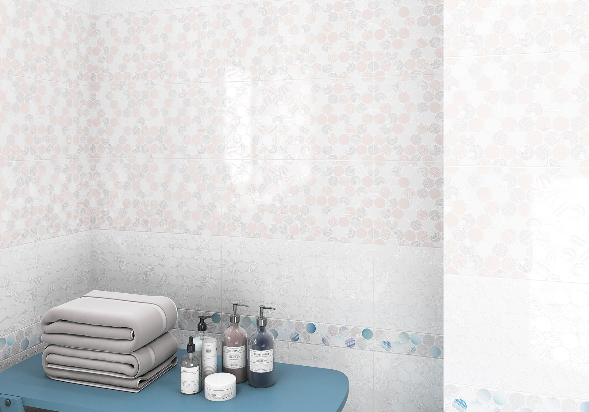 Керамическая плитка Alma Ceramica Болле TWU09BOL006 белый 24.9x50