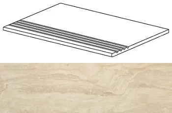 Ступень Marvel Travertino Alabastrino Gradino ADW6 30x60