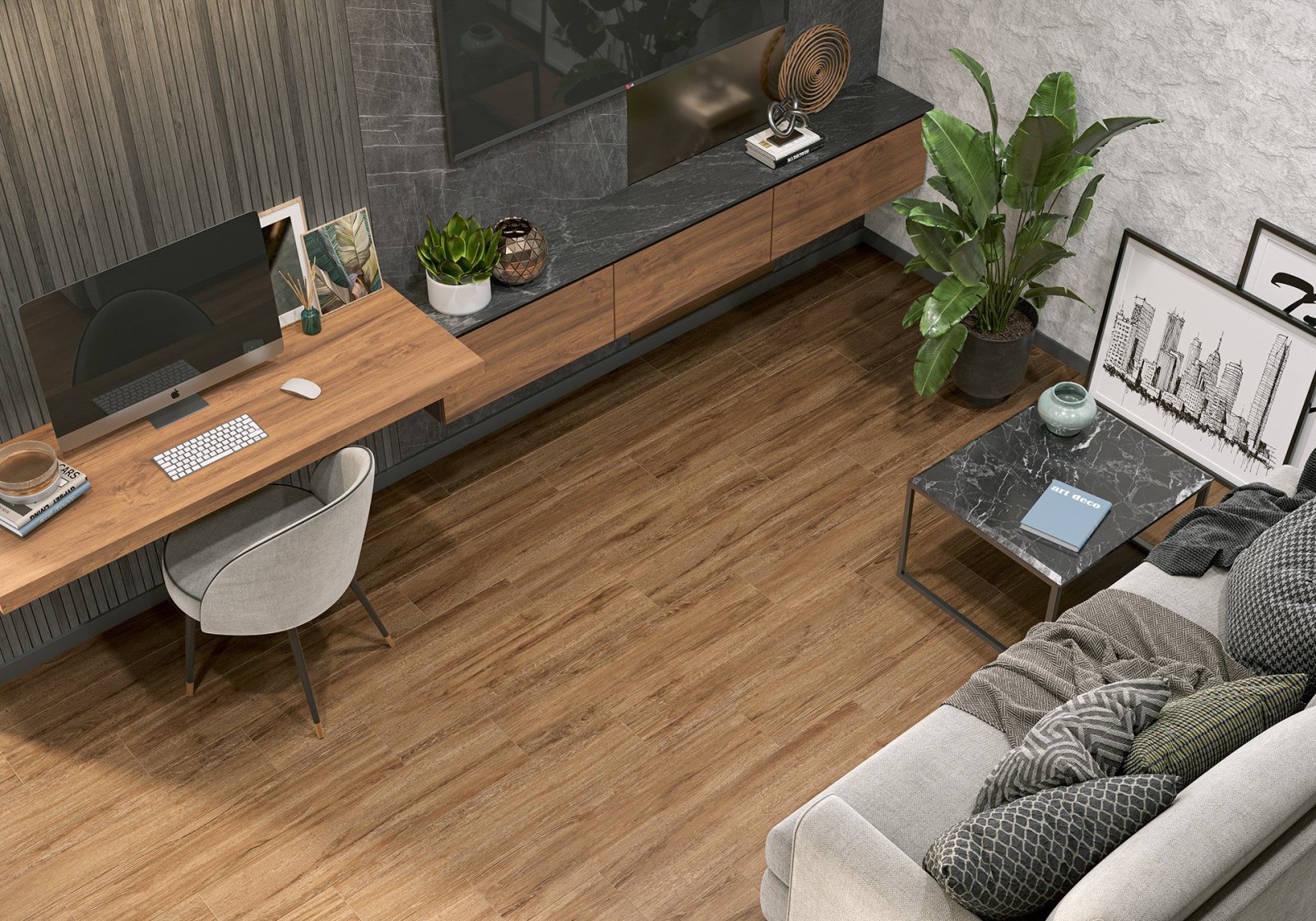 Керамогранит Alma Ceramica Grandwood GFA2090GRW04R 20х90