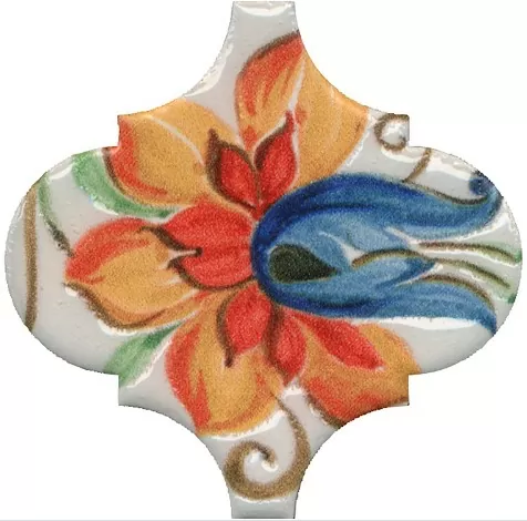 Декор Kerama Marazzi VT\A585\65000 Арабески Тоскана 9 глянцевый 6.5x6.5