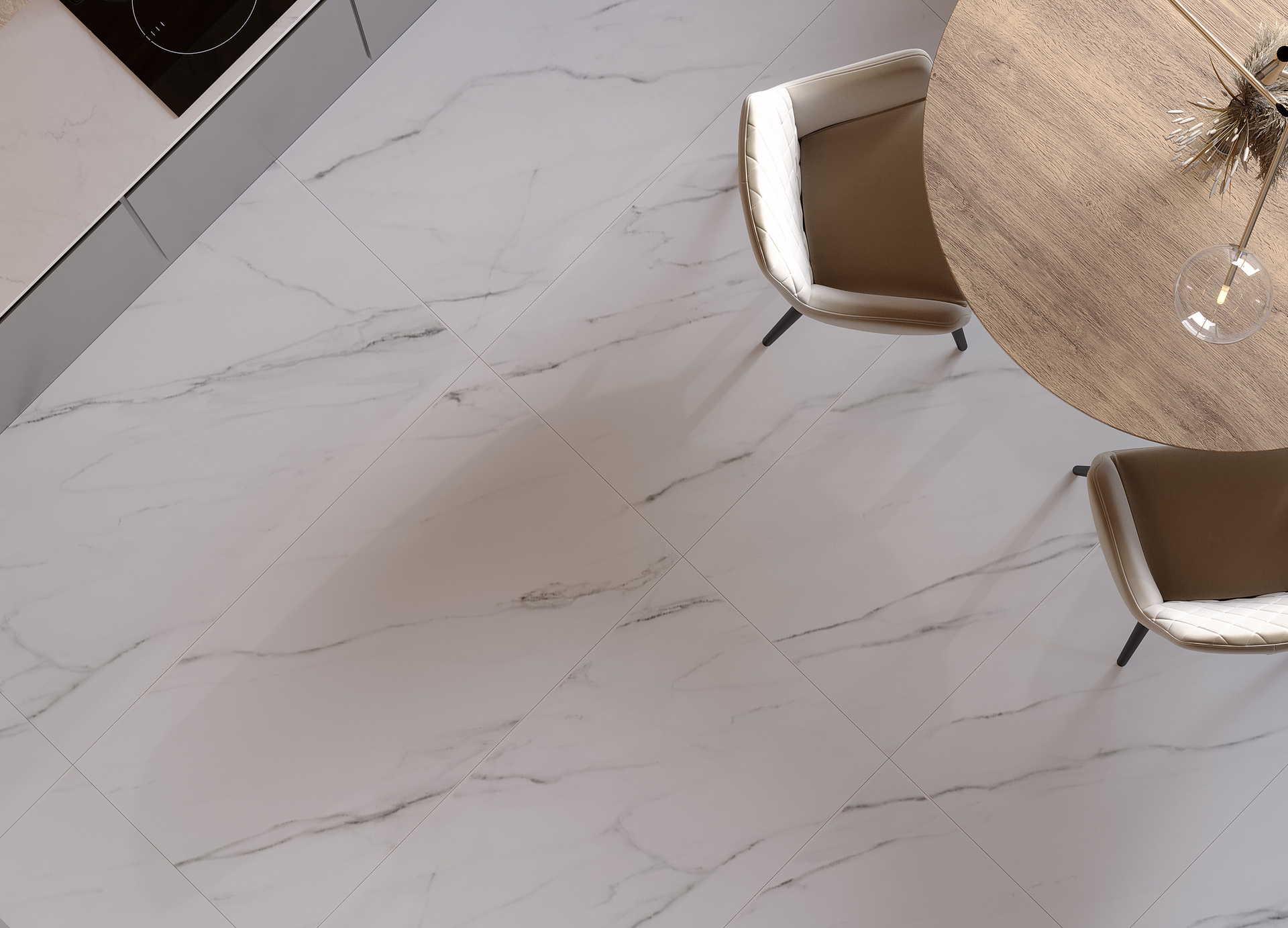 Керамогранит Керранова Butik White K-2020/LR/600x600x10 белый