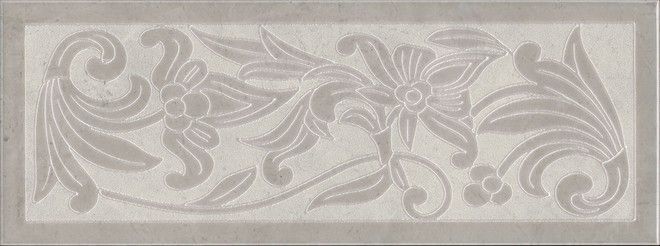 Декор Kerama Marazzi Монсанту 4 серый светлый 15x40 HGD\B505\15147