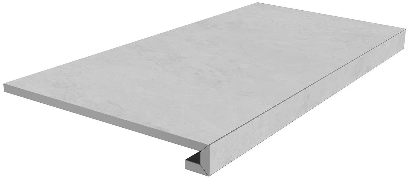 Ступень Керама Марацци Venezia клееная Монте Тиберио серый матовый 33х80