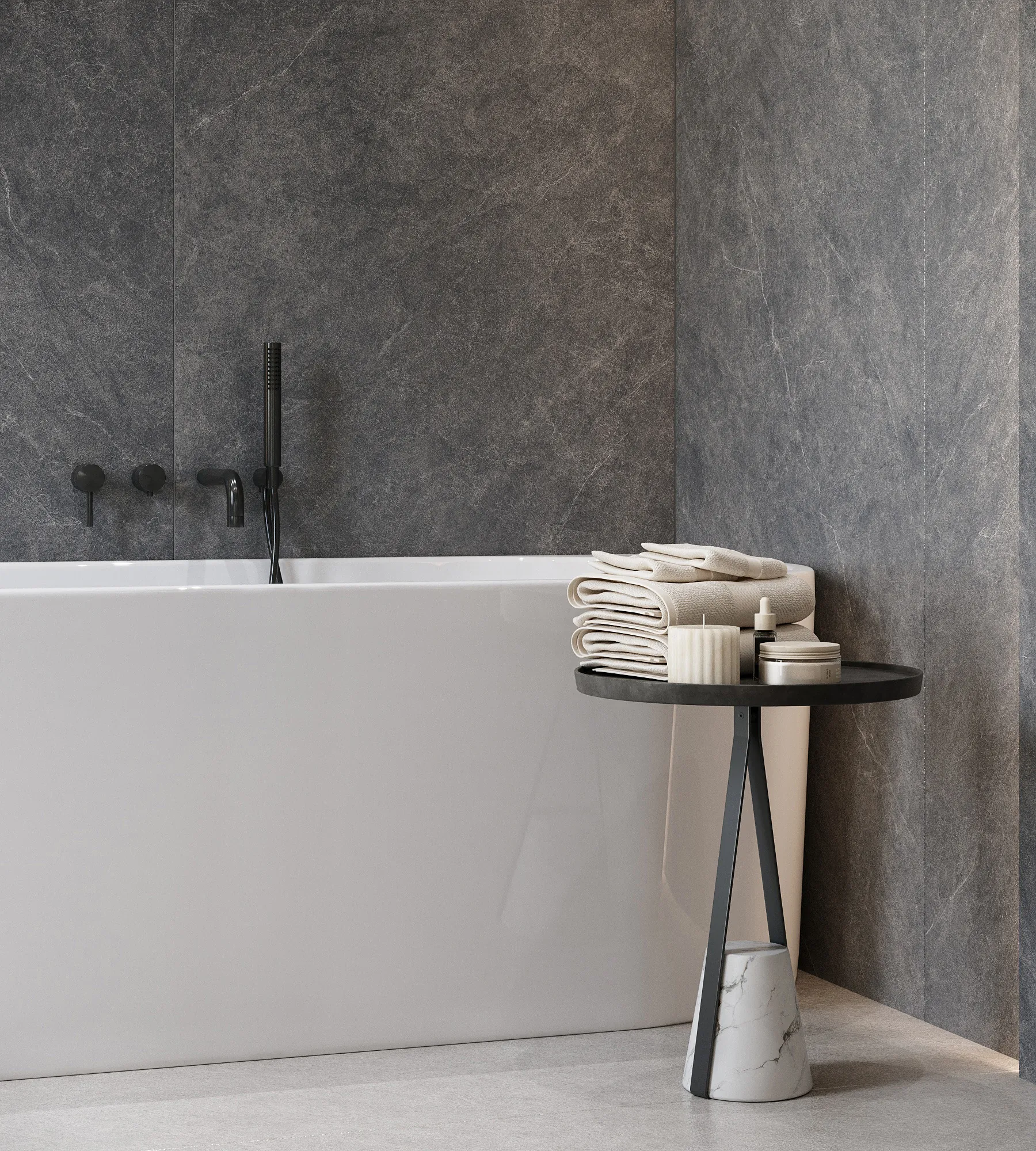 Керамогранит Креанза CZ-SL02-B Listello Gris Solido 80x160 серый