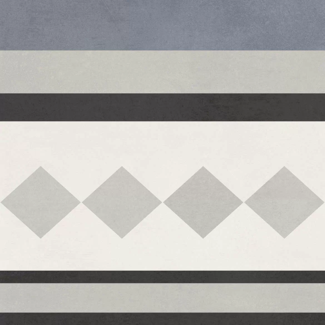 Декор Смайл Тайл Elegance Border 19.8x19.8 серый