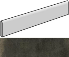 Плинтус Italon Континуум Брасс Дарк 7.2x80 шлифованный