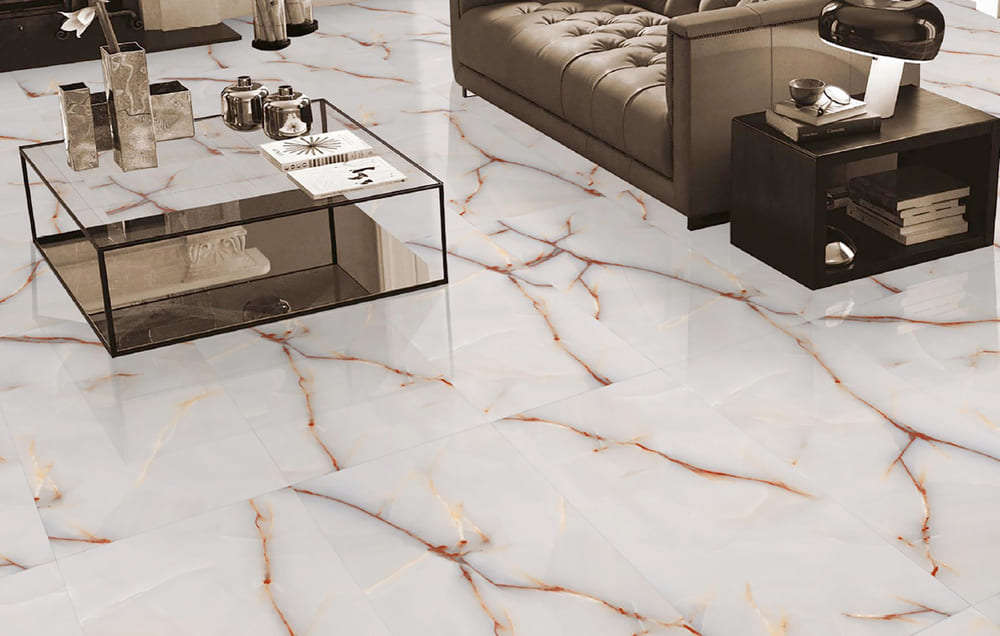 Керамогранит Азарио Onyx White 60x120 Glossy F4020821120G белый