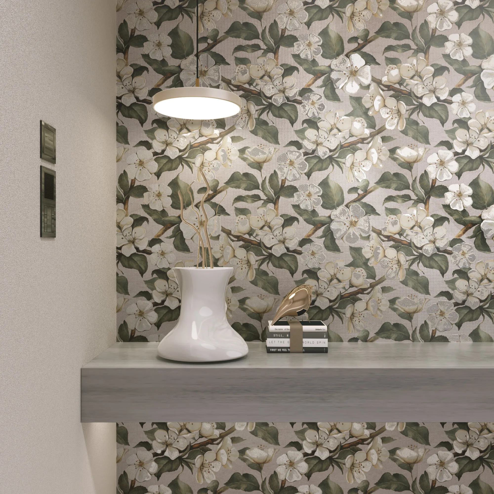 Декор Креанза SH1004-D Corten Grey Decor Shape+Glue Art 60x120 зеленый