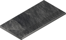 Ступень закругленная Italon Materia X2 Titanio 30x60