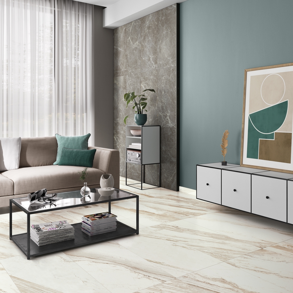Керамогранит ColiseumGres Trevi White 45x90