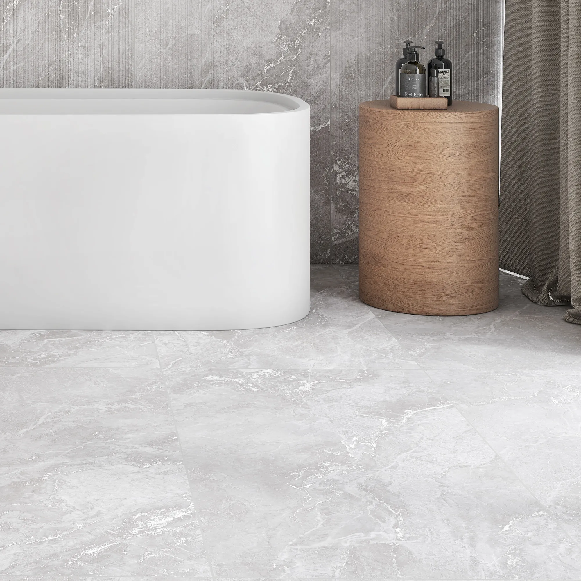 Керамогранит Аркадия Керамика CR4009-A Bolivia Dove Carving 60x120 серый