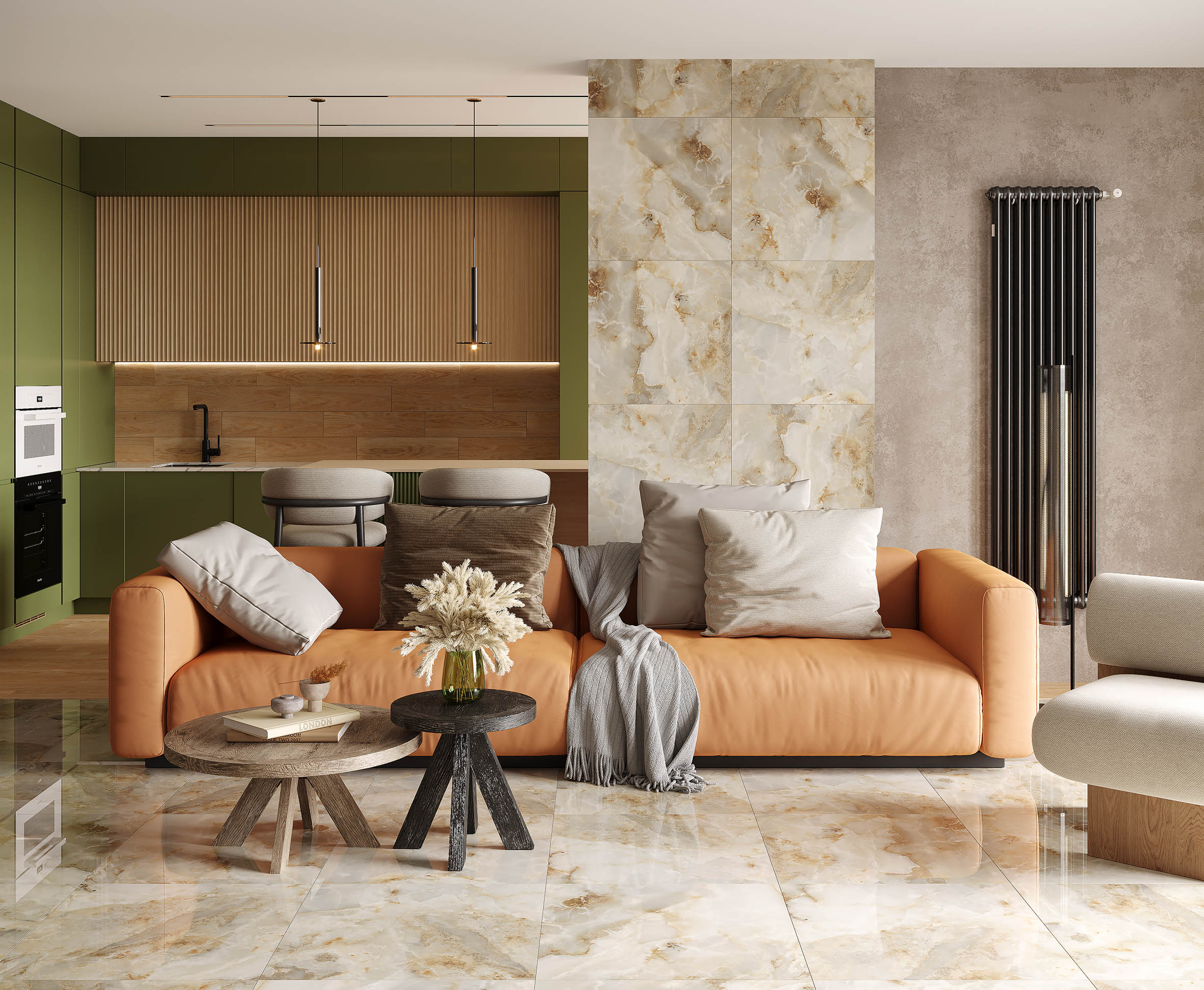 Керамогранит Laparet Onice Alexa серый 60x60 полированный