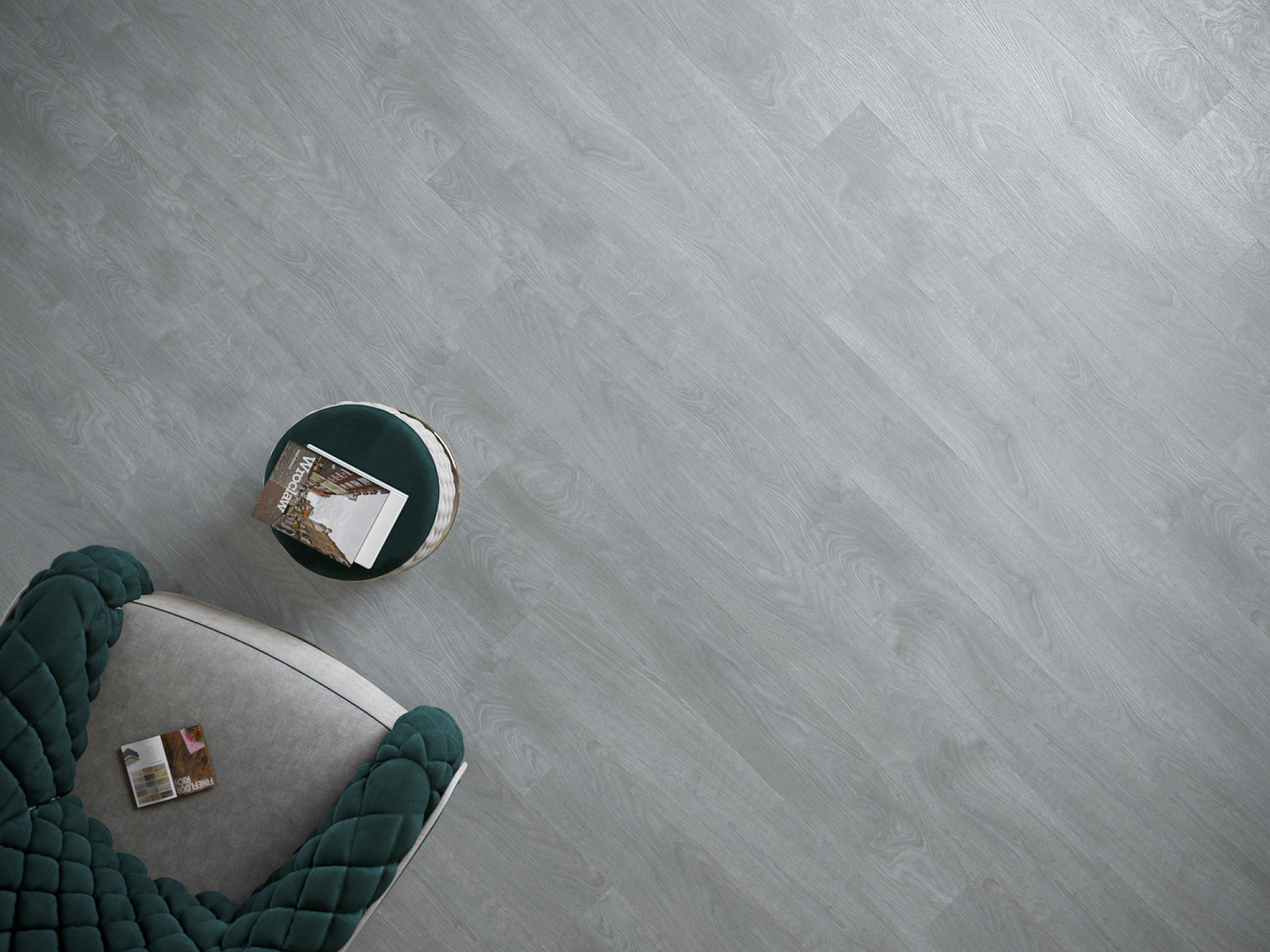 Кварцвиниловая плитка Fine Floor Rich FF-2078 Дуб Катания клеевой кварц винил напольный