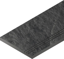 Бортик Italon Материя X2 Титанио грип правый 620090001212 черный 30x120