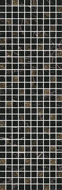 Декор Kerama Marazzi MM12111 Астория черный мозаичный 25x75